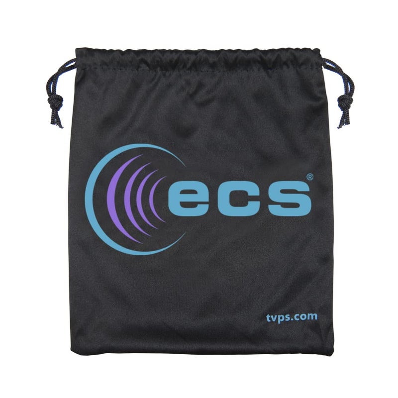 ECS WordHear-O USB transcription headset, built in premium sound card, volume control, under chin, 7' cord with clothing clip, 3 extra pair of ear sponges, proprietary design for computer transcribing - Image 4